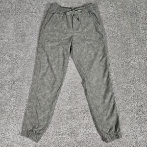 Athleta Pants Womens 4 Green Camo Printed Farallon Joggers Stretch Activewear